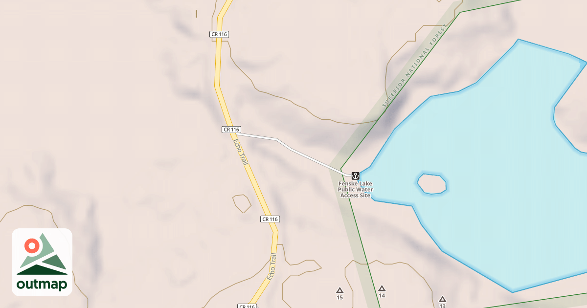 Map of FENSKE BOAT LANDING