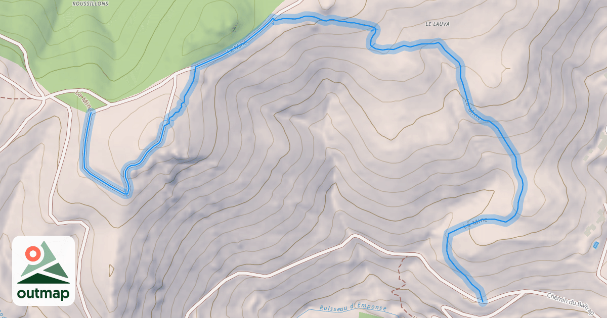 Map of La Mine