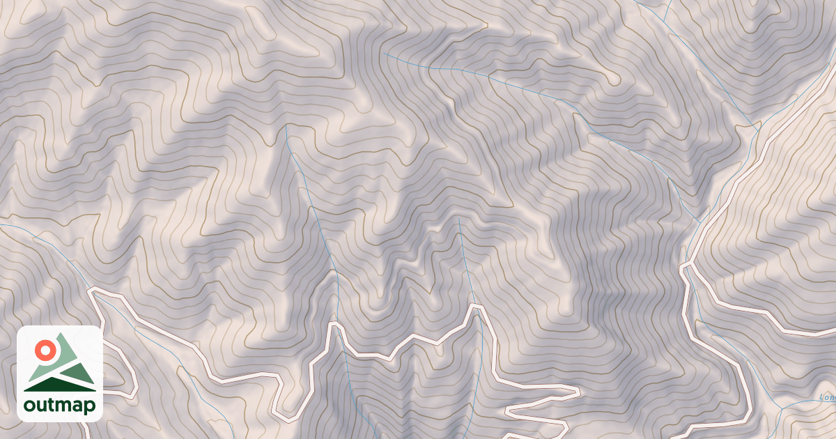 Map of BRUSHY RIDGE