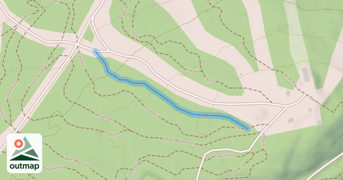 Map of Triple Drop