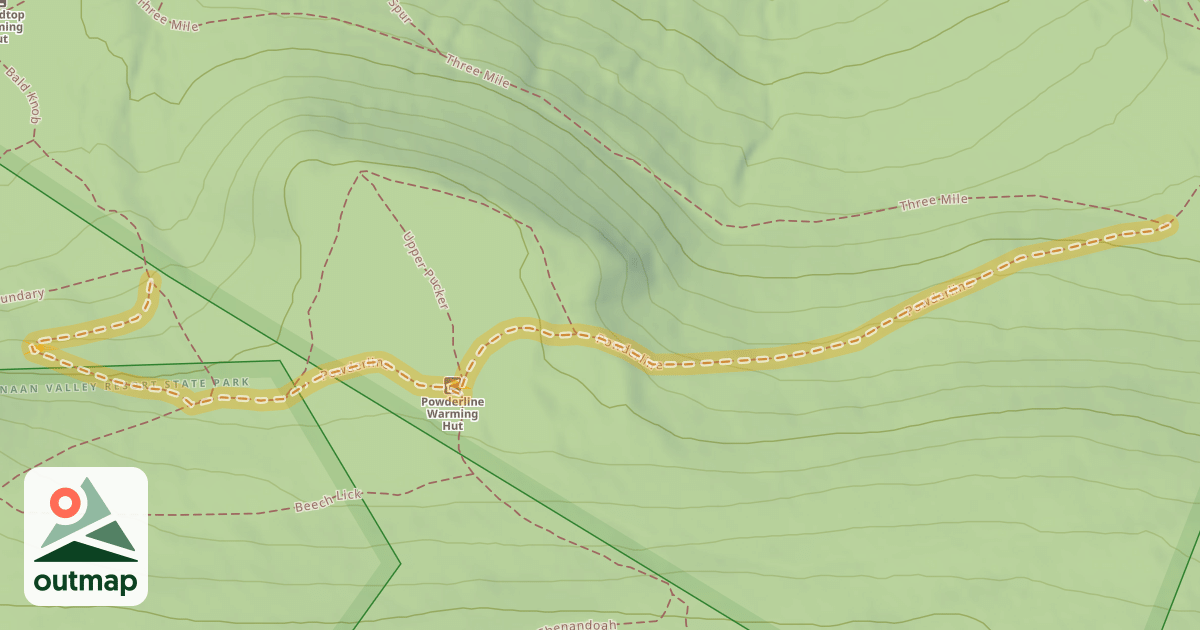 Map of Powderline