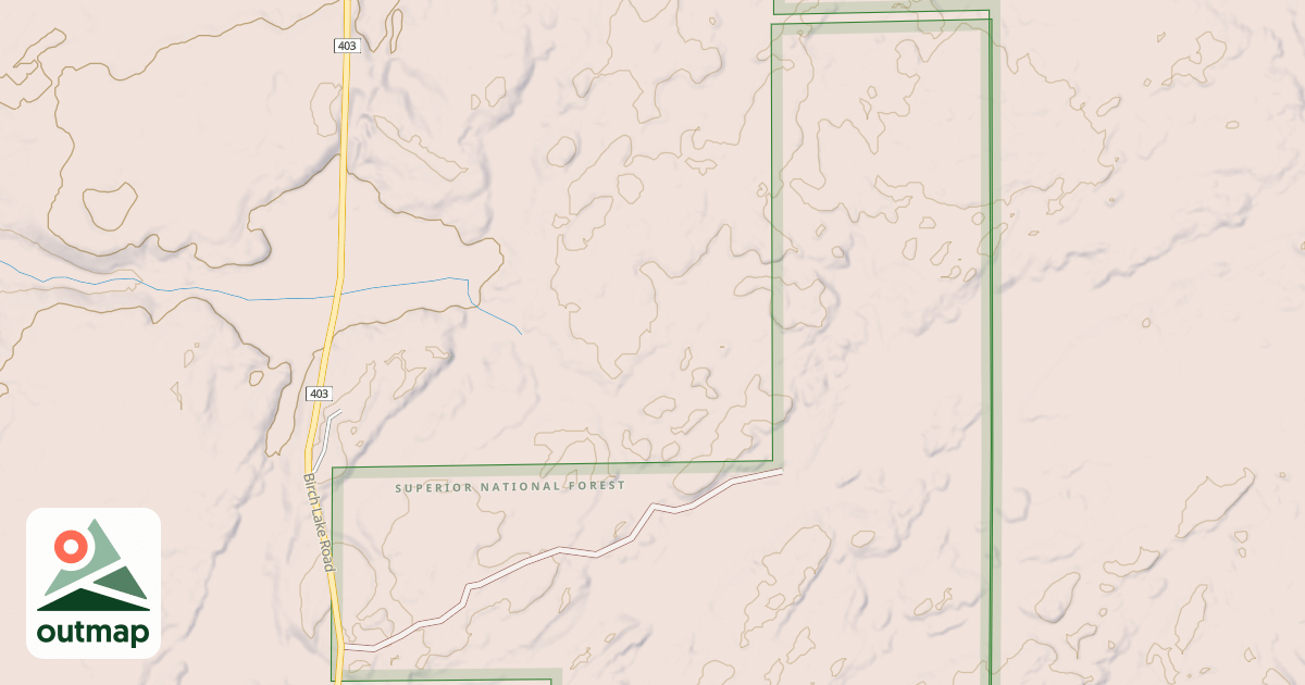 Map of BEAVER FARM SPUR A
