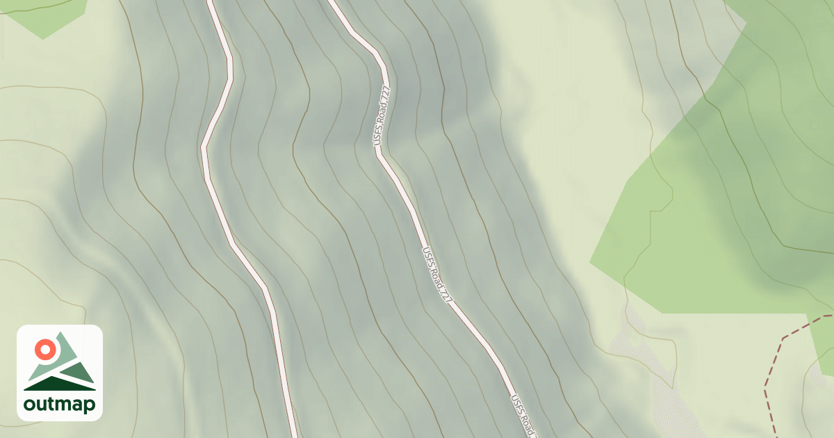 Map of (FDR) REIMEL CREEK