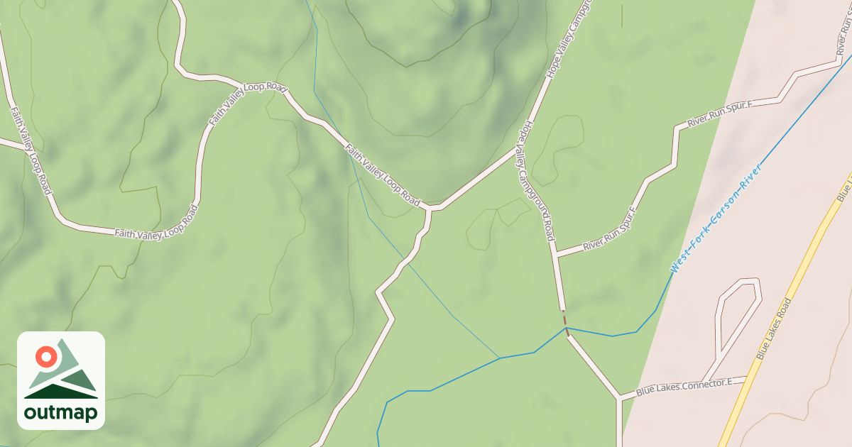 Map of FAITH SPUR F