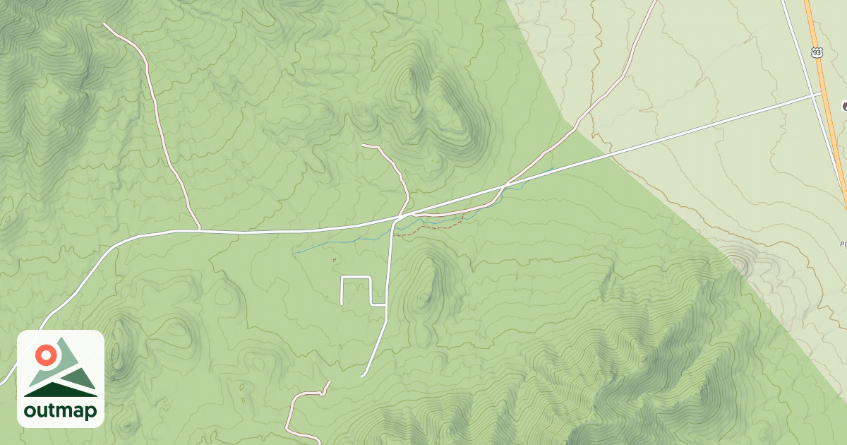 Map of Access Route