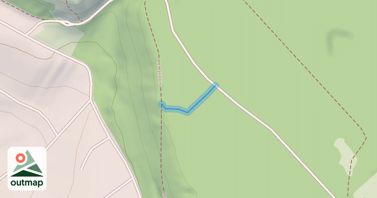 Map of La Halle aux Vaches