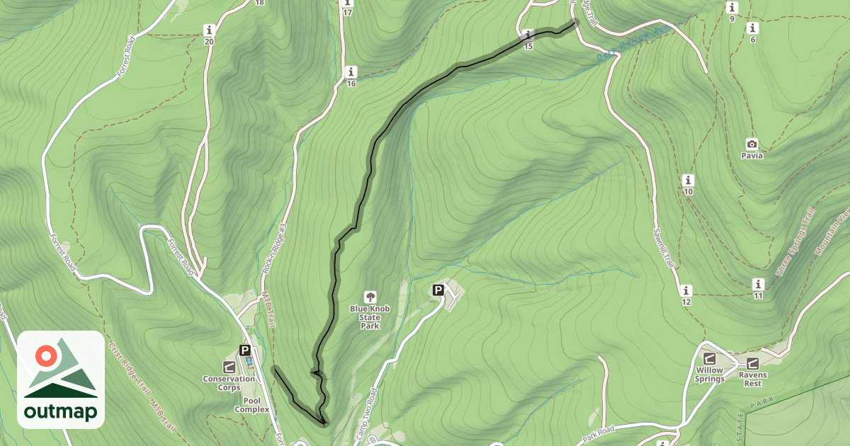 Map of Rock-n-Ridge #4 - MTB Trail