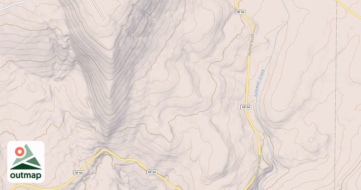 Map of USFS Motor Vehicle Use Map Roads {4CA68217-51A8-47AF-9B11-64A6B851911B}