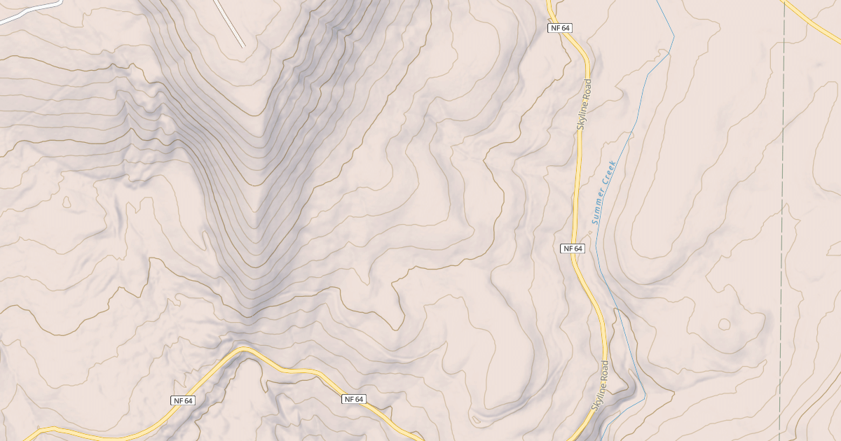 Map preview of USFS Motor Vehicle Use Map Roads {4CA68217-51A8-47AF-9B11-64A6B851911B}