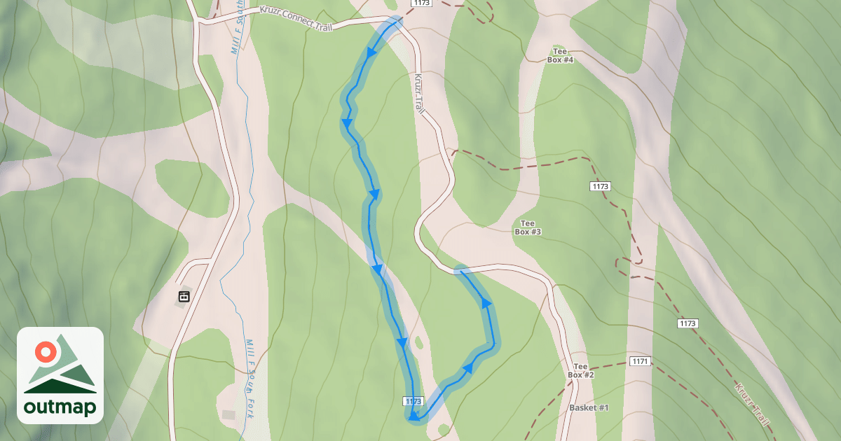Map of Kruzr Trail