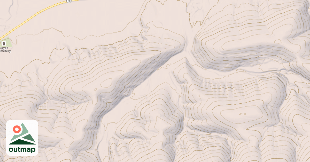 Map of SOUTH CEDAR
