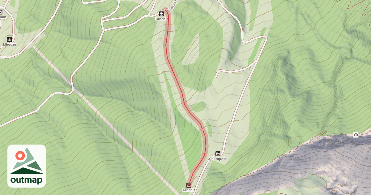 Map of Noire de Tanchit