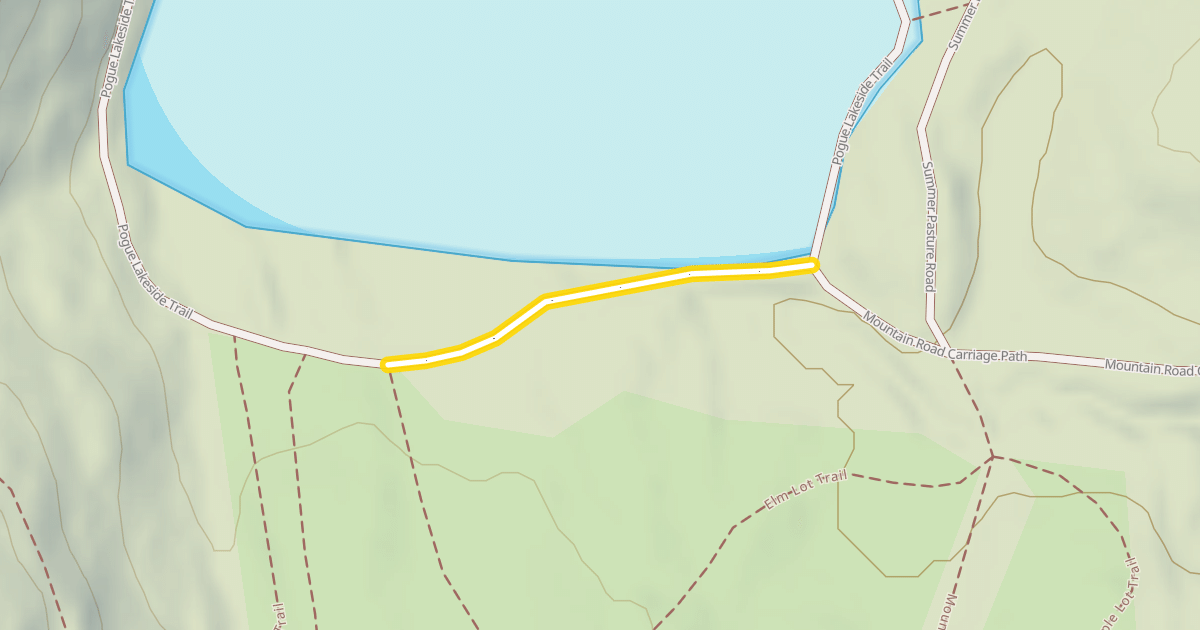 Map preview of Pogue Lakeside Trail