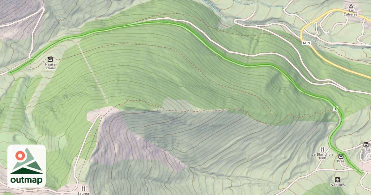 Map of Champ Roulon