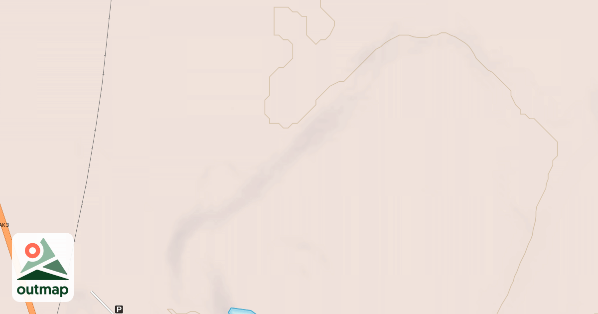 Map of Middle Fork Chulitna