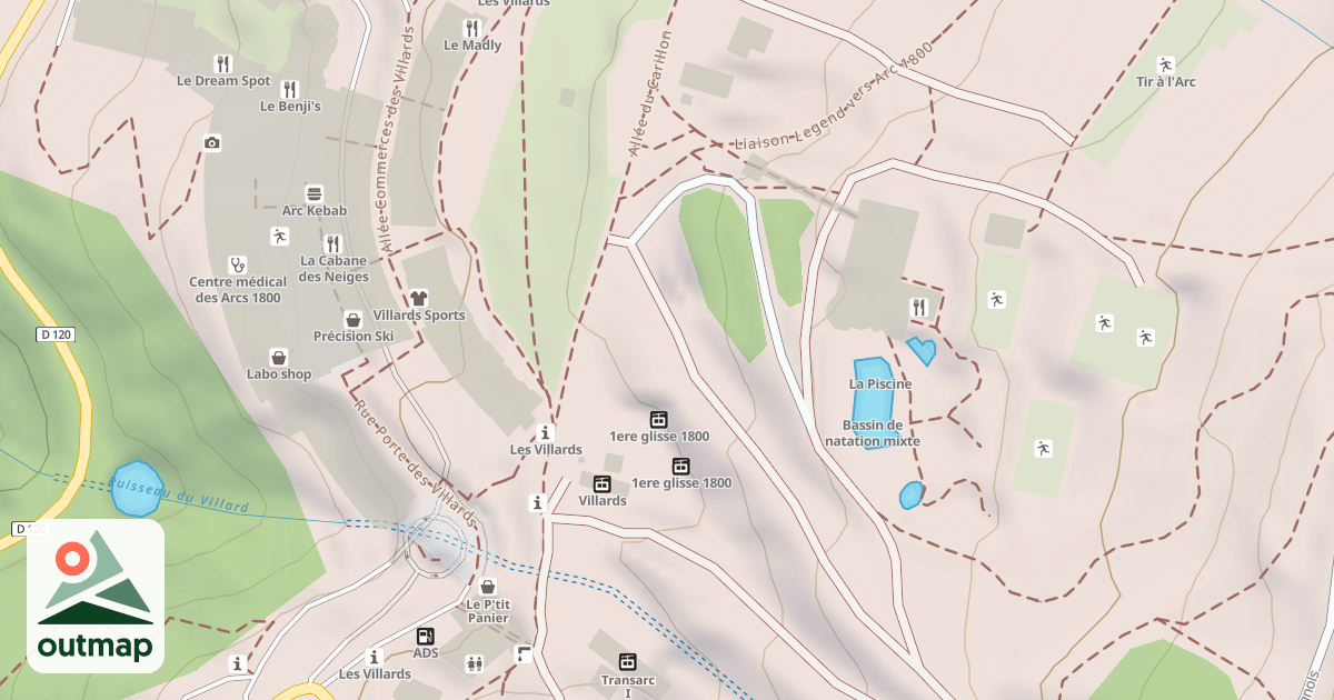Map of Luge Villards