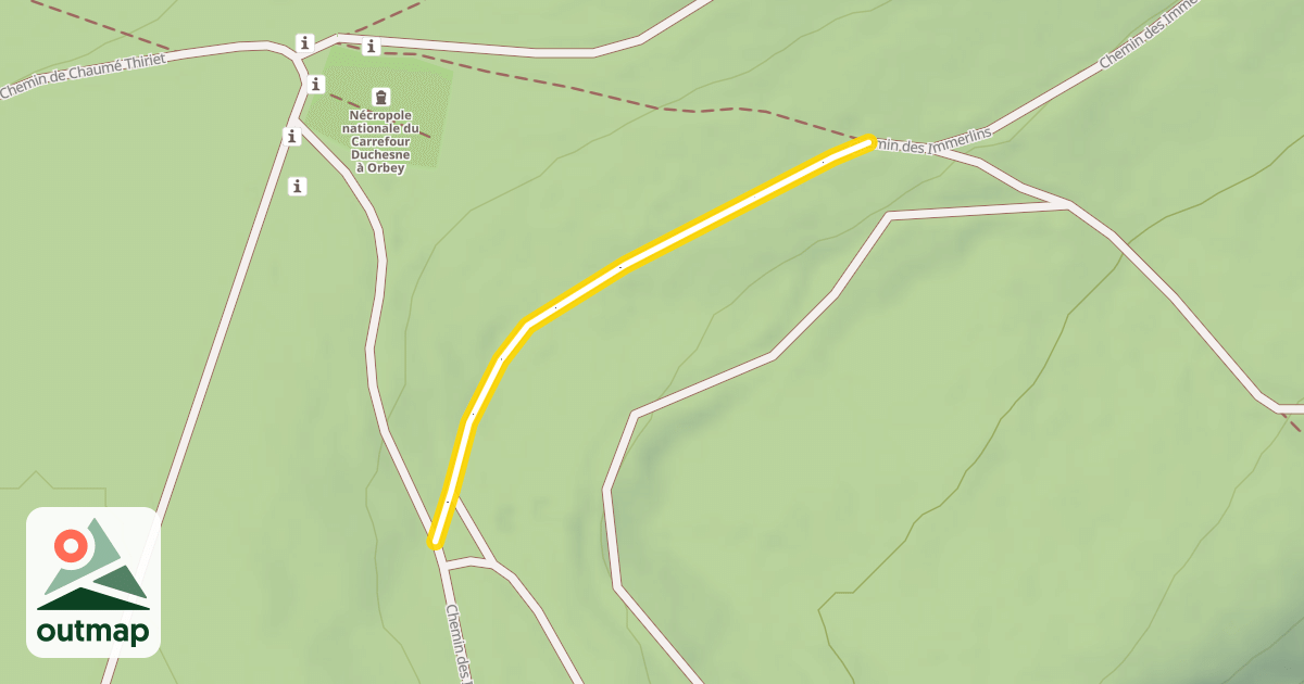 Map of Chemin des Immerlins