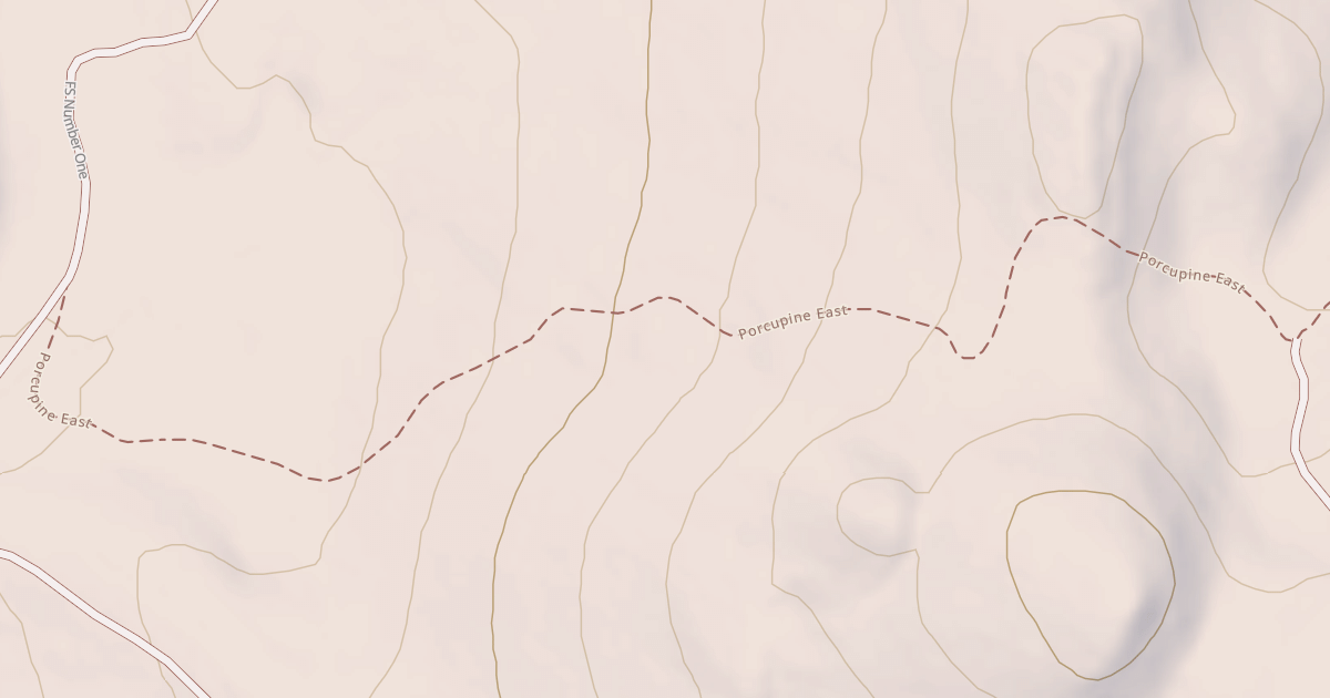 Map preview of Porcupine East