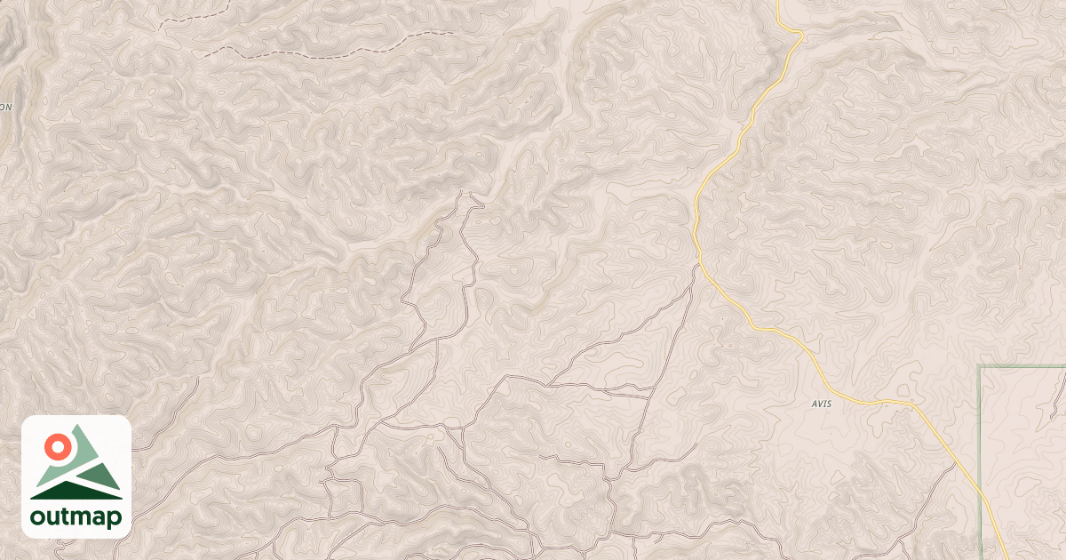 Map of RAWHIDE