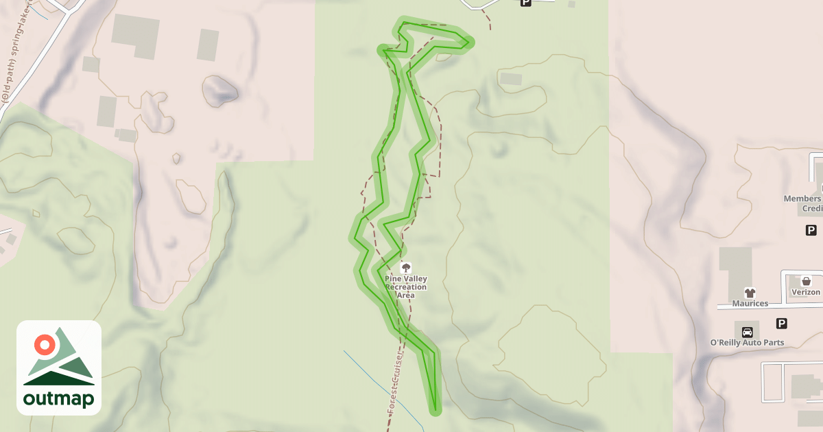 Map of Forest Cruiser