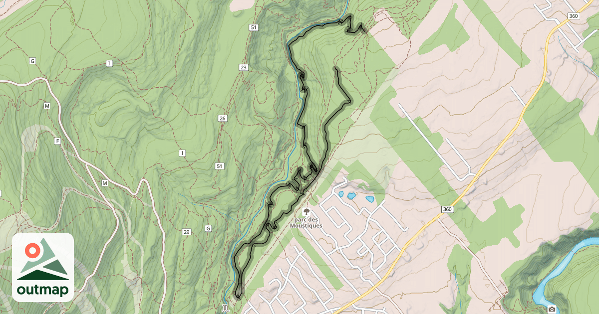Map of 14 Le Sentier du Moulin