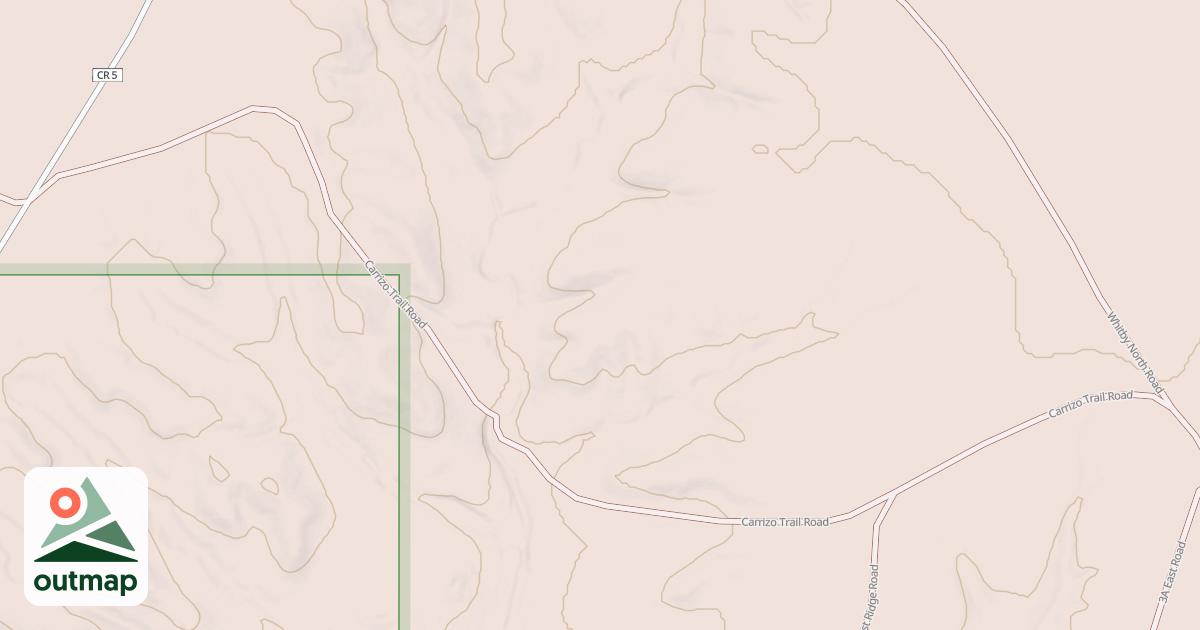Map of WHITBY CANYON X-ING