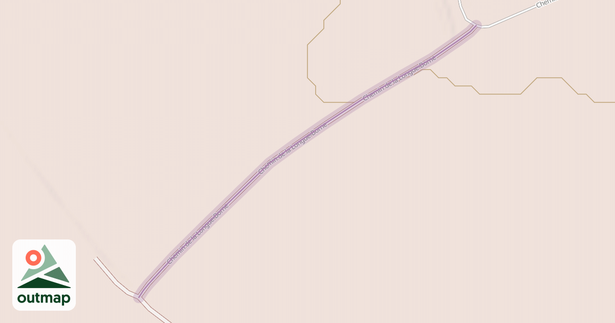 Map of Chemin de la Longue-Borne