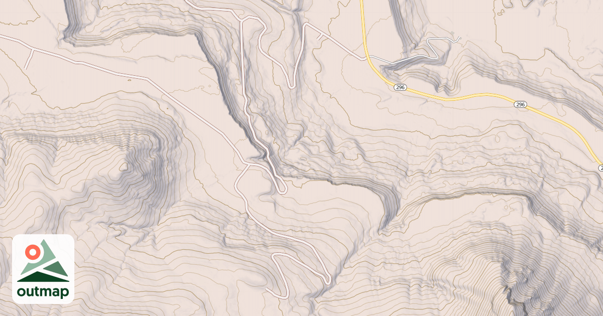 Map of CAMP CREEK