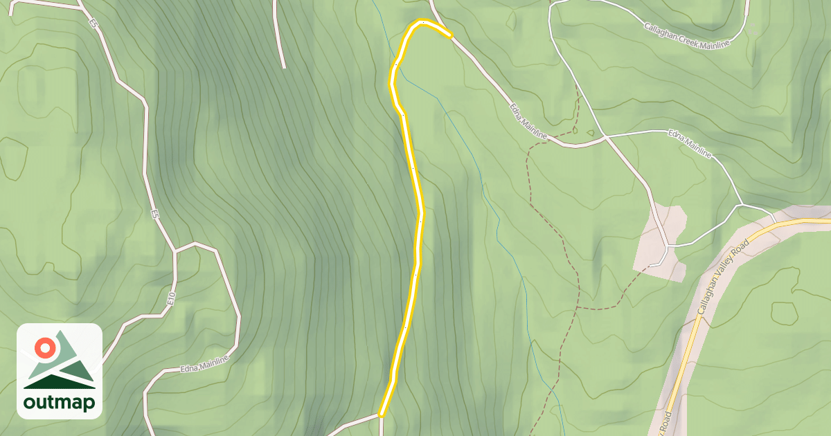 Map of Edna Mainline