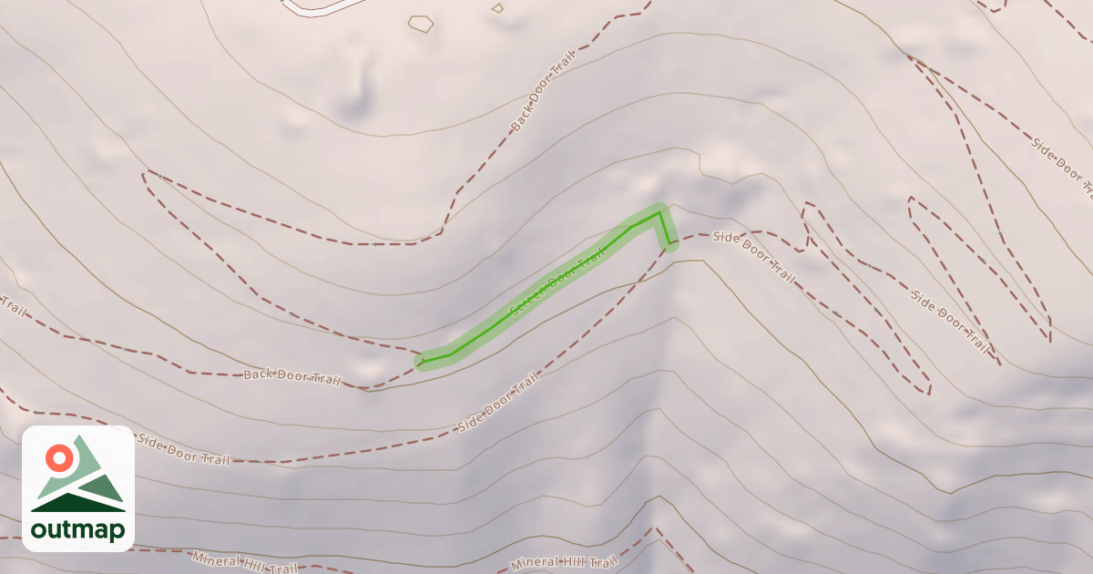 Map of Screen Door Trail