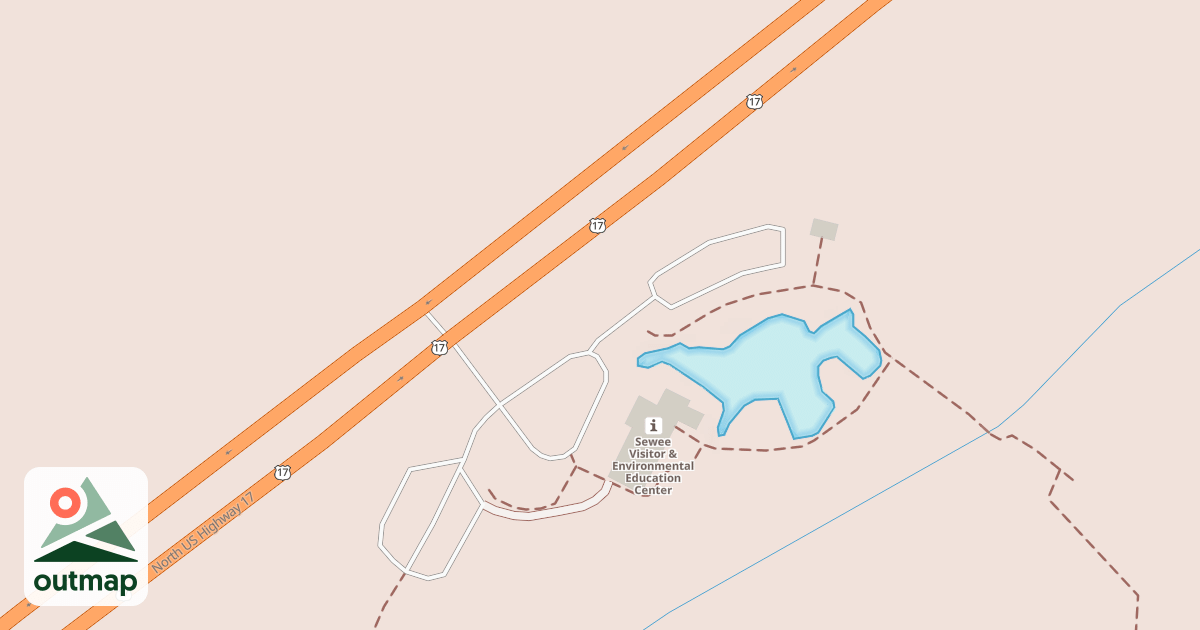 Map of SEWEE VISITOR CENTER