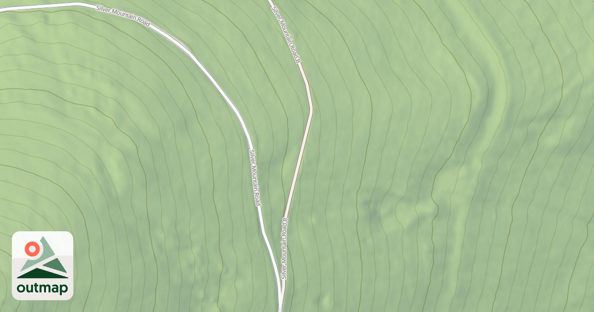 Map of SILVER MOUNTAIN B