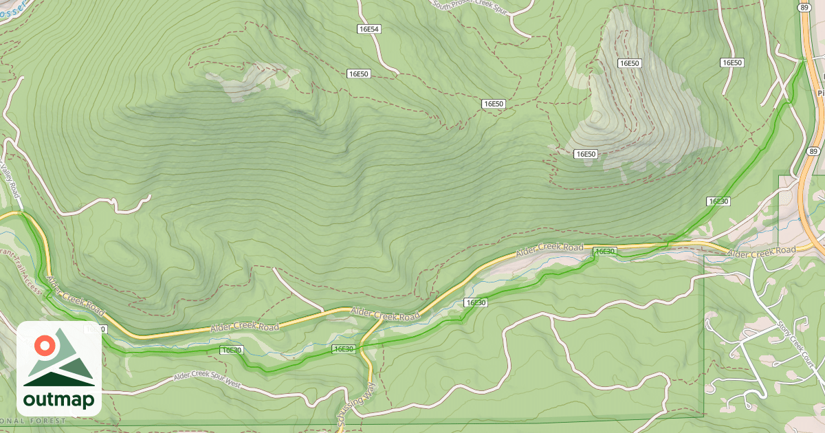 Map of Commemorative Overland Emigrant Trail
