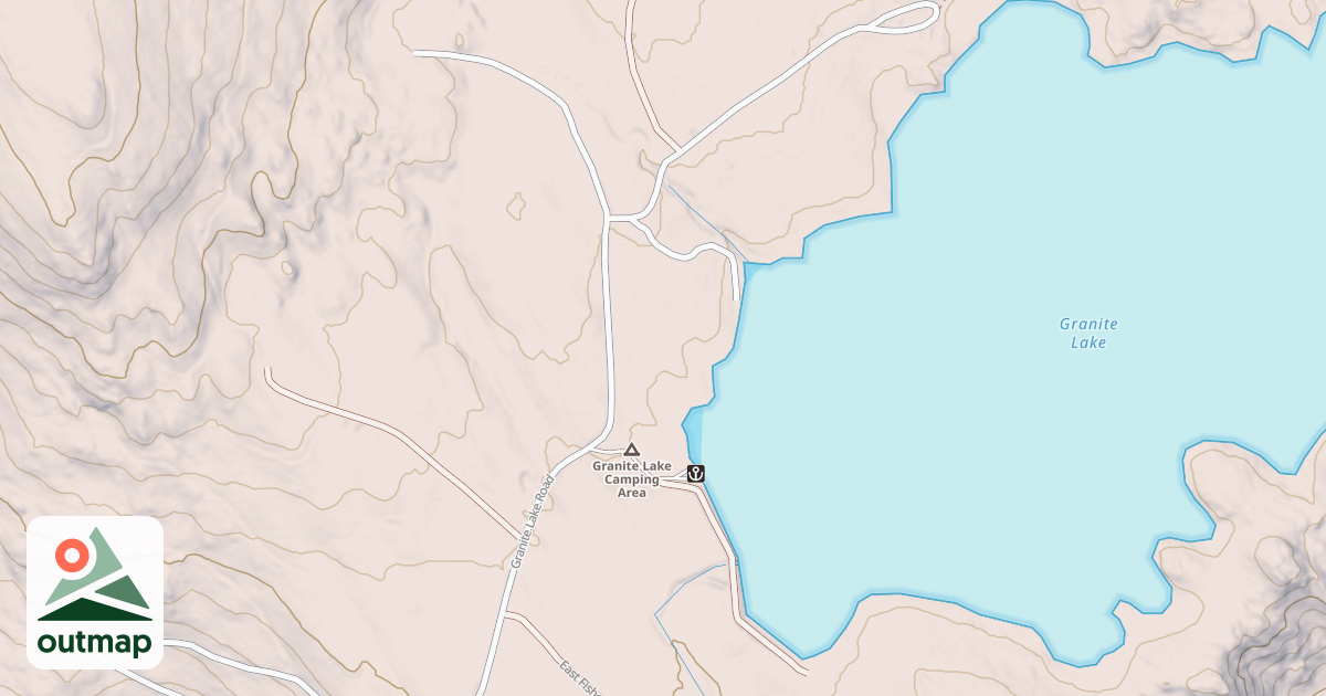 Map of GRANITE LAKE