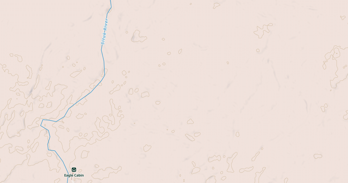 Map preview of Situk River (Middle Situk Cabi