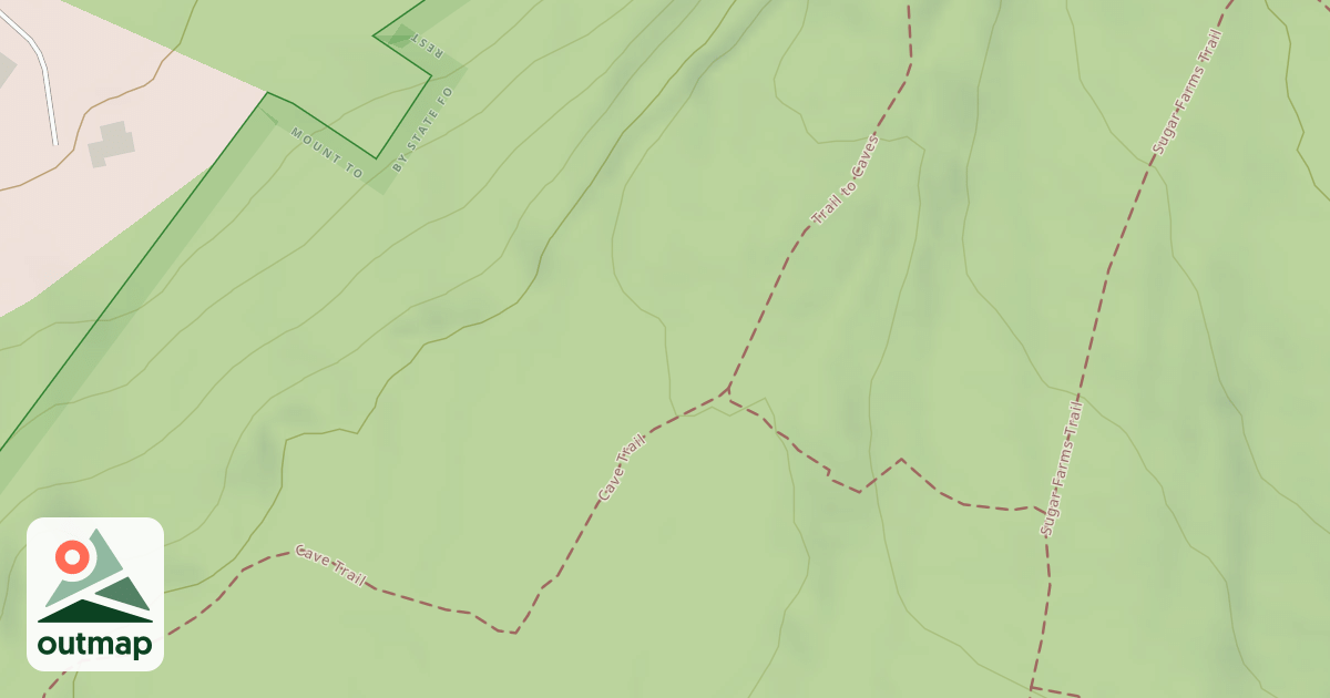 Map of Cave Trail