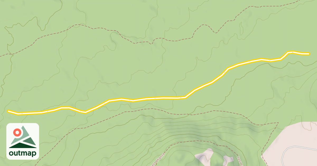 Map of Upper Devecka's Dive