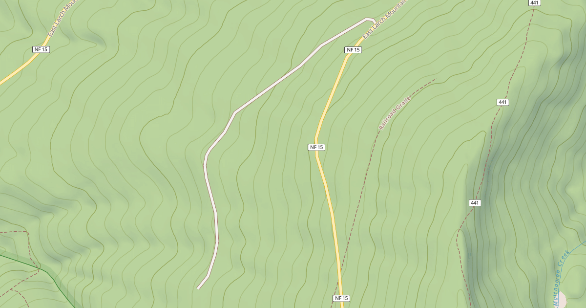 Map preview of USFS National Forest System Roads {9C736D5B-6BE4-41AD-8B01-0258D1F9709E}