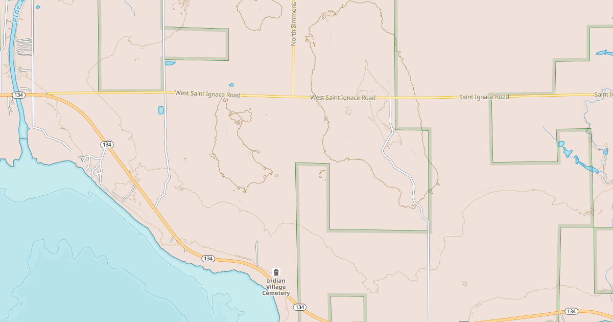 Map preview of Red Creek-cedarville Snomo