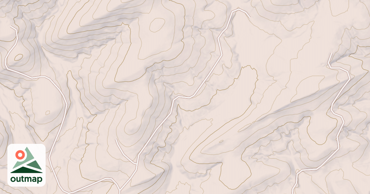 Map of BIG BRUSHY SPUR