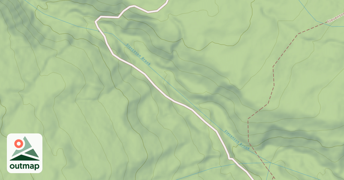 Map of Stevenson Brook Trail