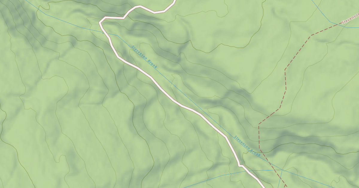 Map preview of Stevenson Brook Trail
