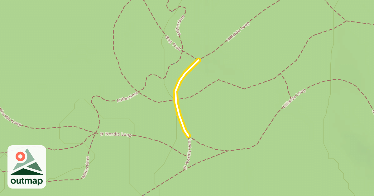 Map of Hillside Loop