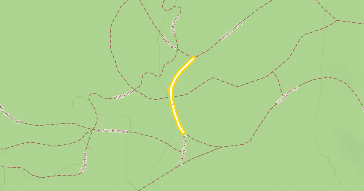 Map preview of Hillside Loop