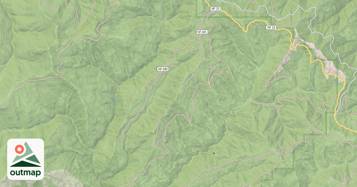 Map of LAZY RIDGE