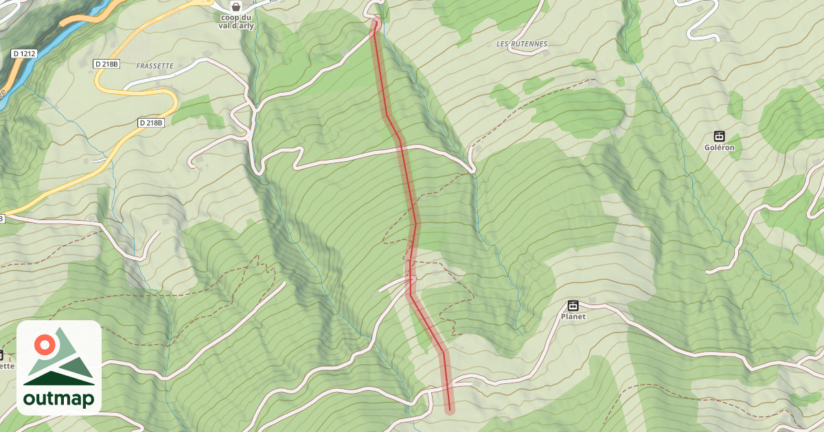 Map of Aigle