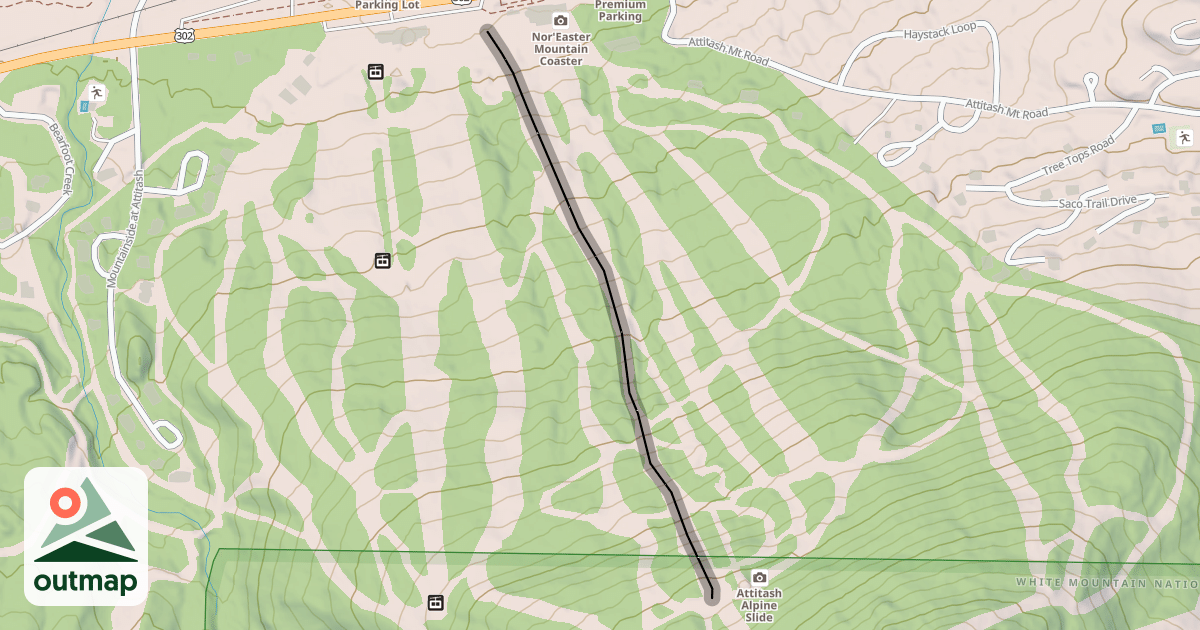 Map of Middle Ptarmigan