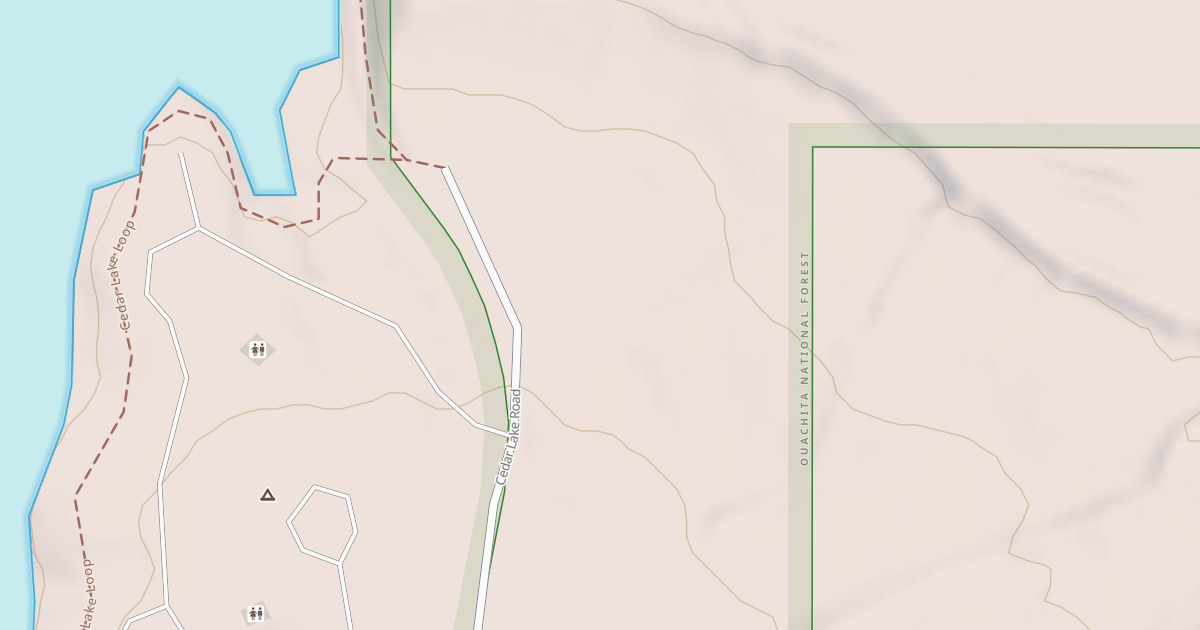 Map preview of CEDAR LAKE STP