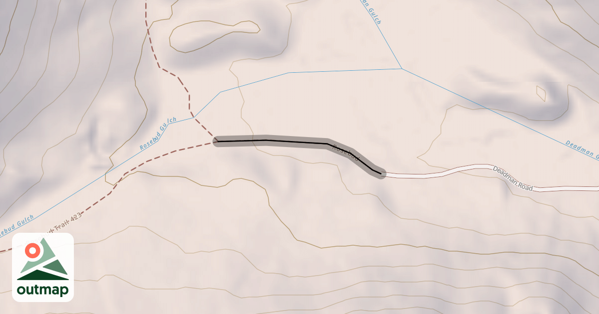 Map of Rosebud