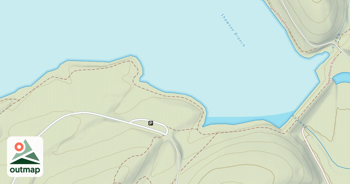 Map of Shawnee State Park Trails